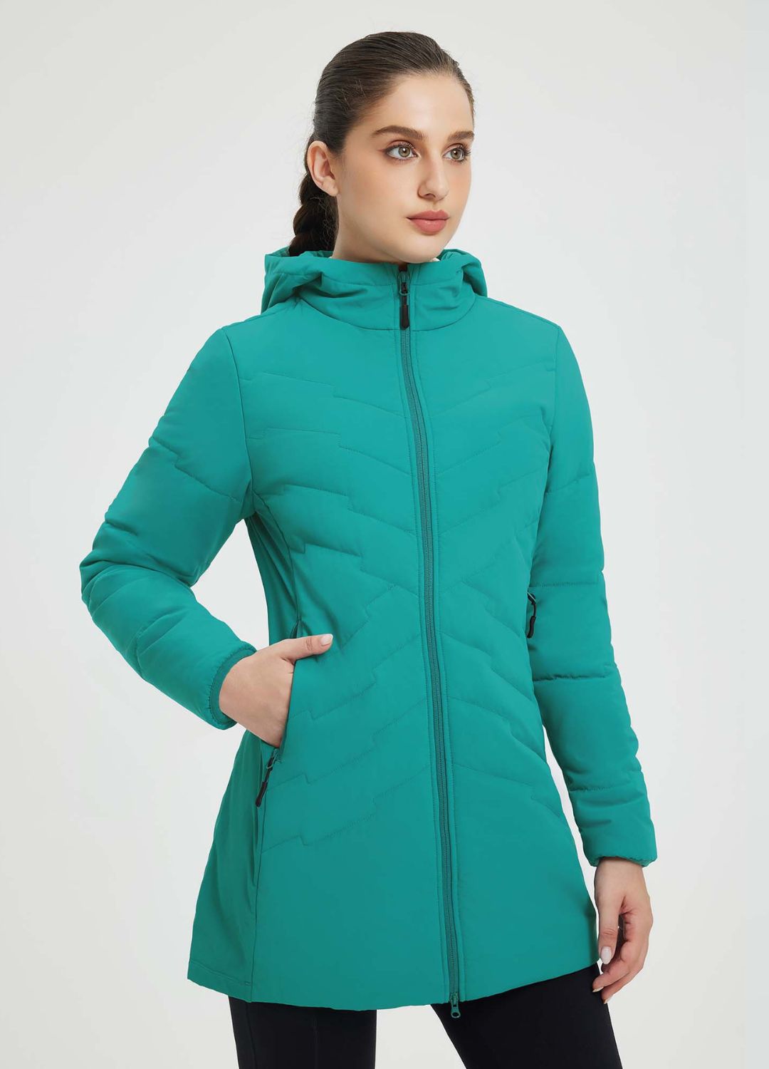 Baleaf – Women's Mid-Length Padded Parka Jacket