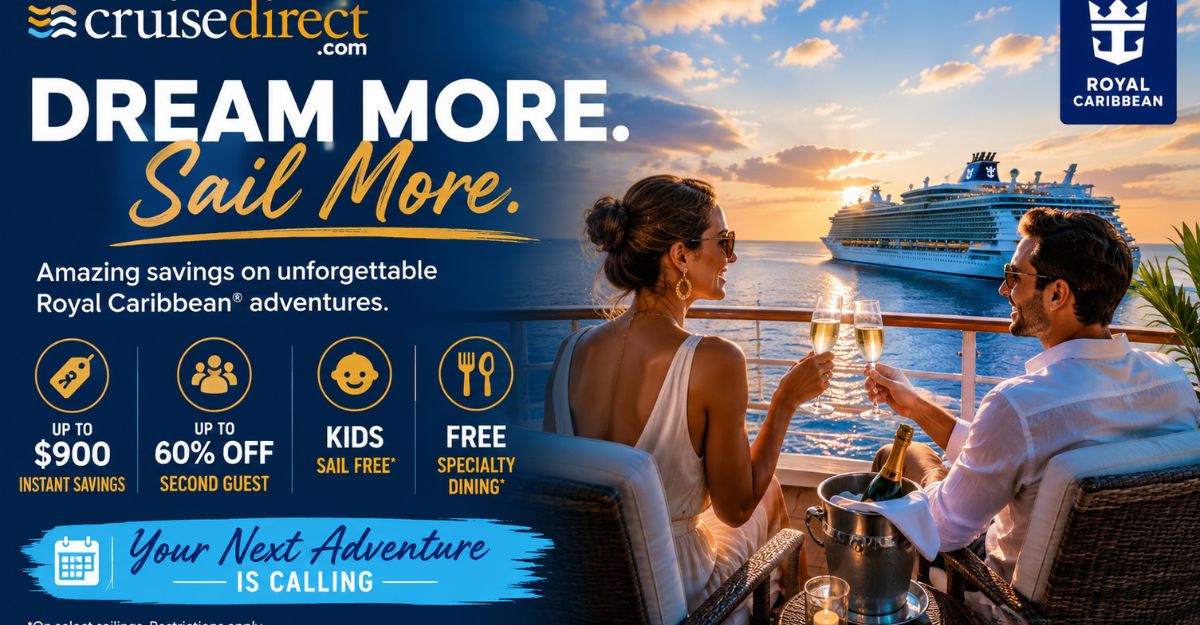 Couple enjoying a cruise vacation