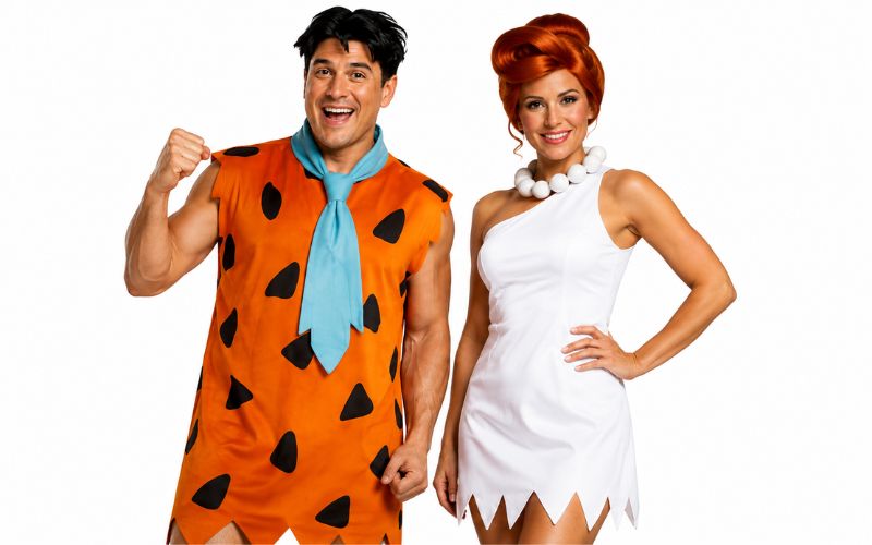 Fred & Wilma couples costume pairing