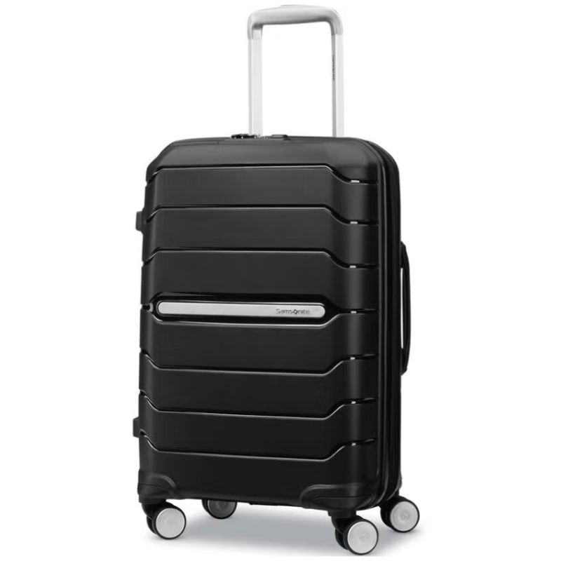 Samsonite Freeform black carry-on spinner suitcase