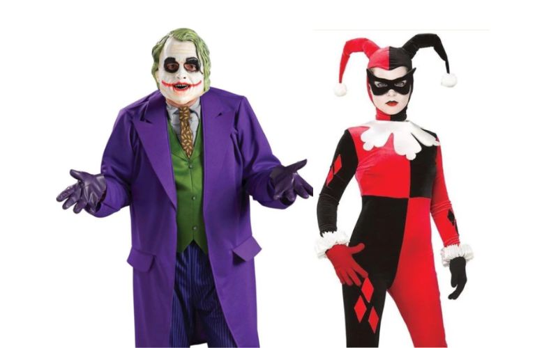 Harley Quinn & Joker couples costume pairing